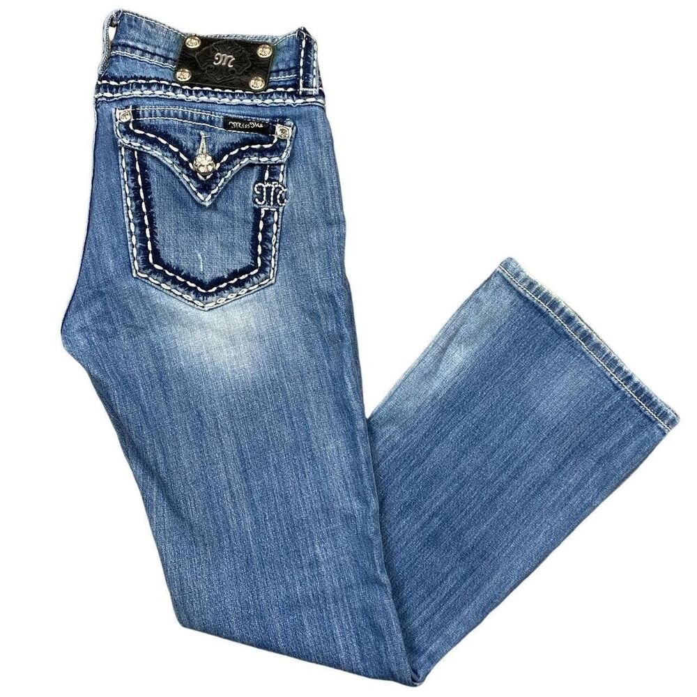 Miss-me Women's Blue and Navy Jeans